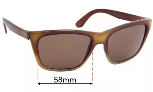 Sunglass Fix Lentilles de Remplacement pour Bolle IREX 100 - 58mm Wide Bolle IREX 100 Lentilles de Remplacement 58mm wide