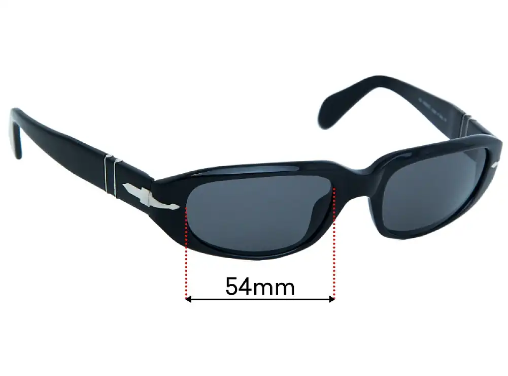 Sunglass Fix Lentilles de Remplacement pour Persol 2578-S - 54mm Wide Sunglass Fix Lentilles de Remplacement pour Persol 2578-S - 54mm Wide