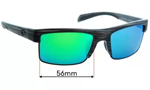 Sunglass Fix Verres de Remplacement pour Costa Del Mar South Sea - 56mm Wide Sunglass Fix Verres de Remplacement pour Costa Del Mar South Sea - 56mm Wide
