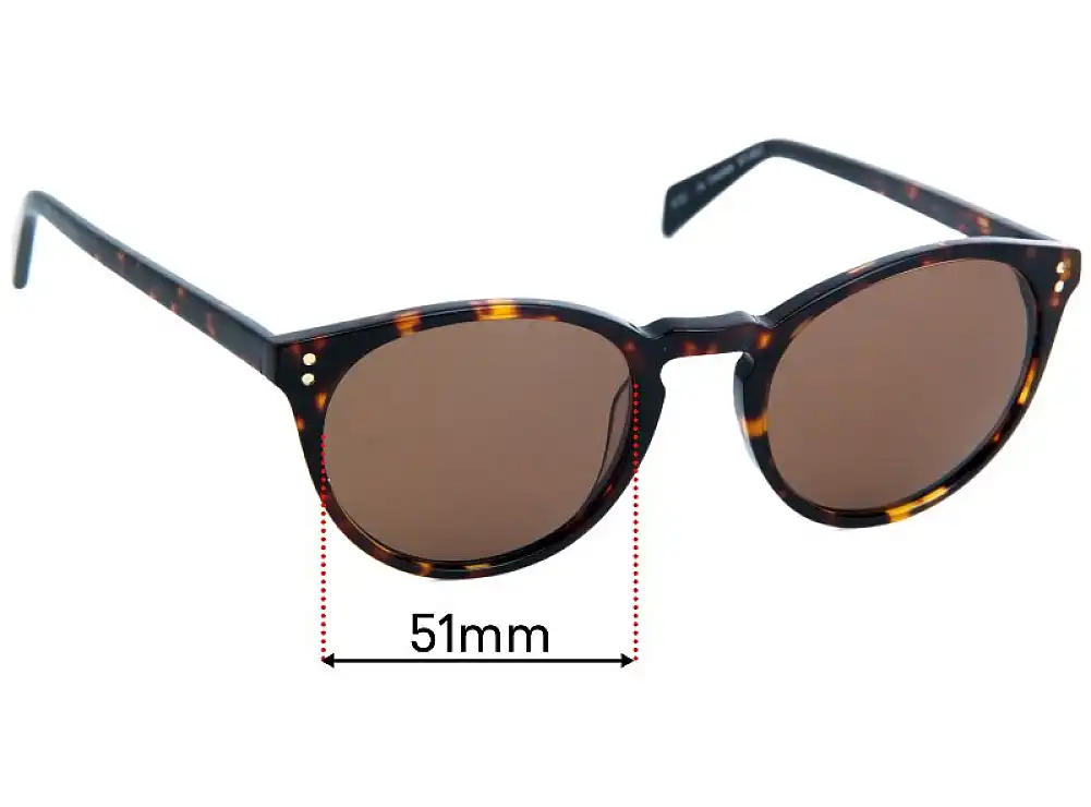 Sunglass Fix Verres de Remplacement pour Kylie Minogue Chocolate - 51mm Wide Sunglass Fix Verres de Remplacement pour Kylie Minogue Chocolate - 51mm Wide