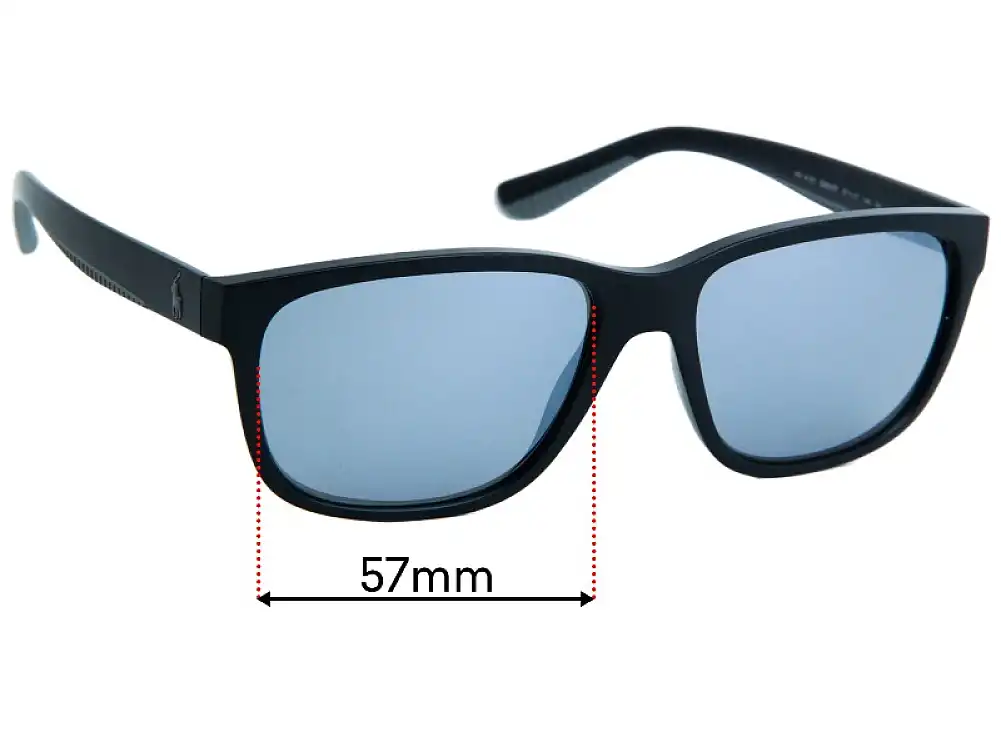 Sunglass Fix Verres de Remplacement pour Polo Polo PH 4142 - 57mm Wide Sunglass Fix Verres de Remplacement pour Polo Polo PH 4142 - 57mm Wide
