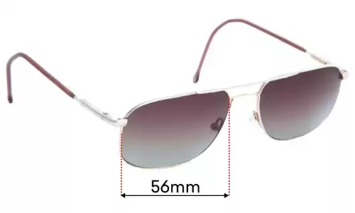 Safilo Elasta E-7020 Model Replacement Lenses 56mm Sunglass Fix Replacement Lenses for Safilo Elasta E-7020 Model - 56mm wide