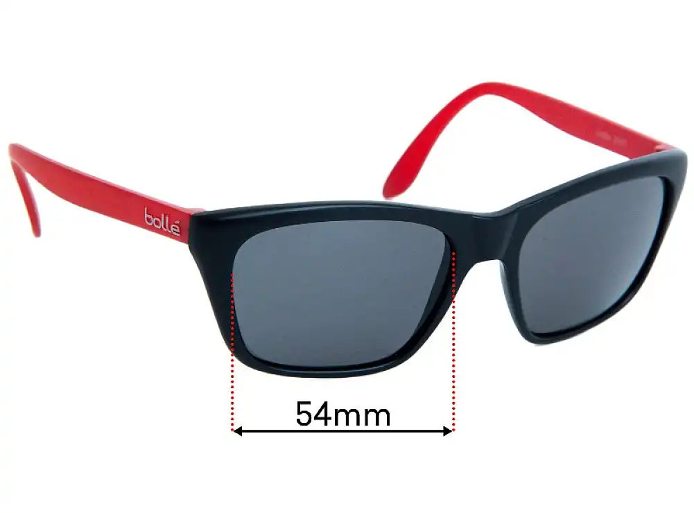 Sunglass Fix Verres de Remplacement pour Bolle Jordan - 54mm Wide Sunglass Fix Verres de Remplacement pour Bolle Jordan - 54mm Wide