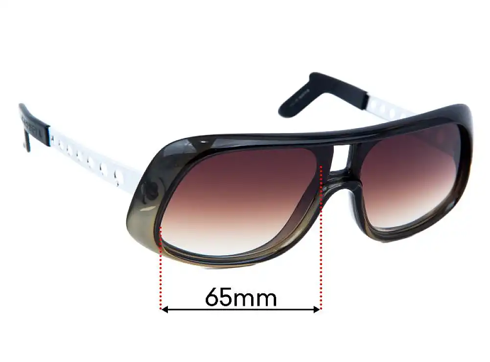Sunglass Fix Verres de Remplacement pour Carrera 549 - 65mm Wide Sunglass Fix Verres de Remplacement pour Carrera 549 - 65mm Wide