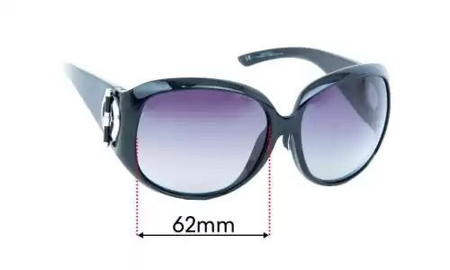 Sunglass Fix Verres de Remplacement pour Christian Dior Design 1 - 62mm Wide Sunglass Fix Verres de Remplacement pour Christian Dior Design 1 - 62mm Wide