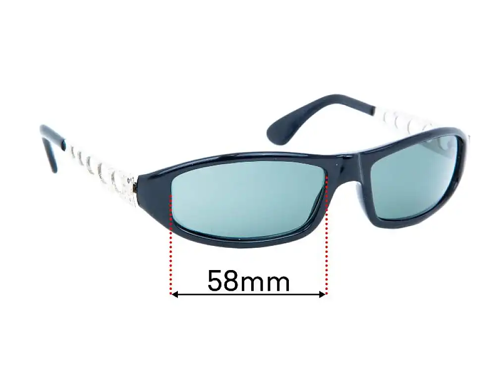 Sunglass Fix Verres de Remplacement pour Diesel Sister Yes - 58mm Wide Sunglass Fix Verres de Remplacement pour Diesel Sister Yes - 58mm Wide
