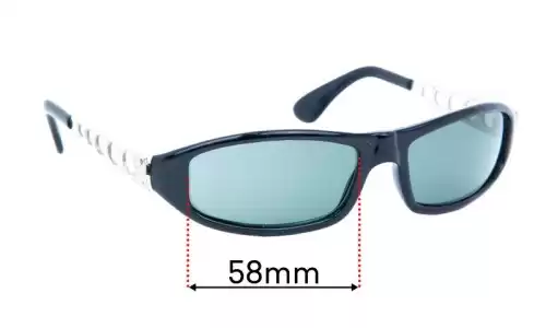 Sunglass Fix Verres de Remplacement pour Diesel Sister Yes - 58mm Wide Sunglass Fix Verres de Remplacement pour Diesel Sister Yes - 58mm Wide
