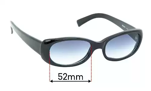 Sunglass Fix Lentilles de Remplacement pour DKNY 7910S - 52mm Wide DKNY 7910S Lentilles de Remplacement 52mm wide