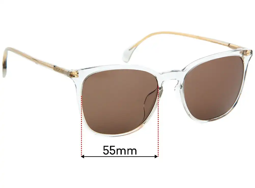 Sunglass Fix Verres de Remplacement pour Gucci GG0547SK - 55mm Wide Sunglass Fix Verres de Remplacement pour Gucci GG0547SK - 55mm Wide