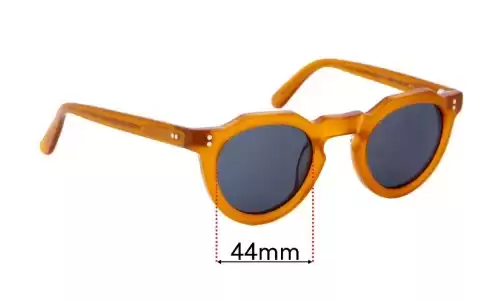 Sunglass Fix Verres de Remplacement pour Lesca Pica - 44mm Wide Sunglass Fix Verres de Remplacement pour Lesca Pica - 44mm Wide