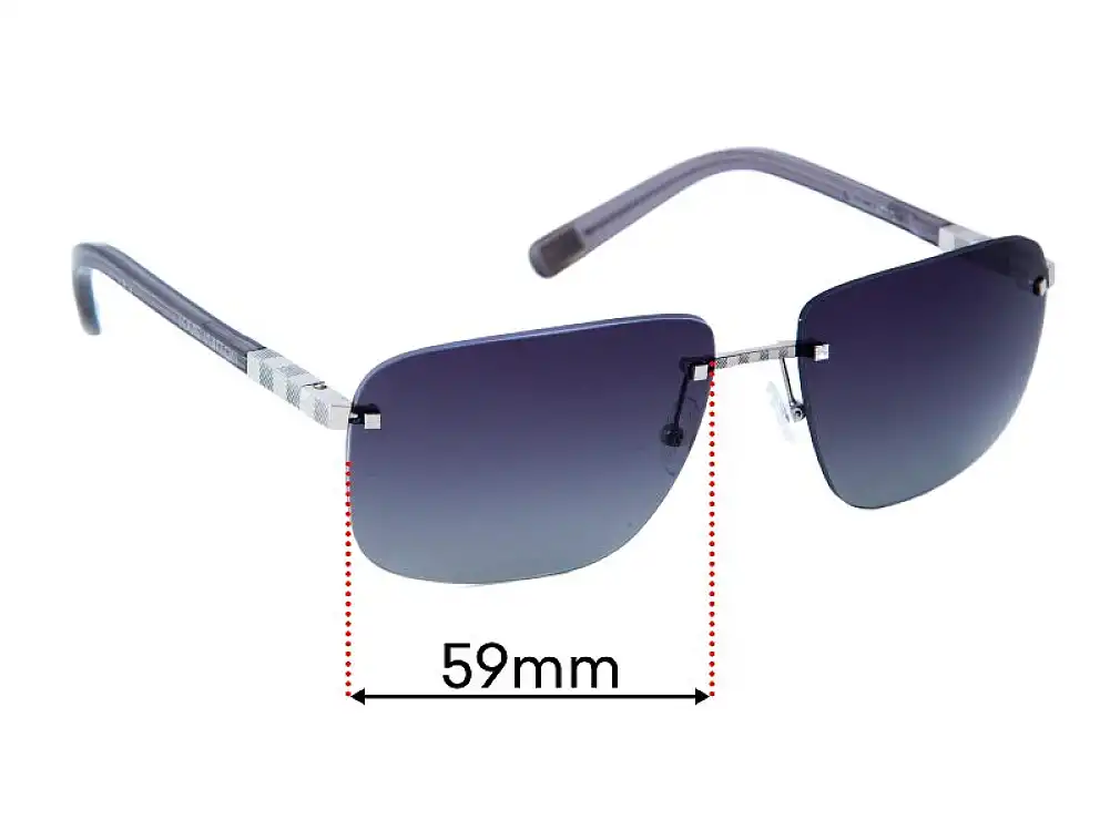 Sunglass Fix Verres de Remplacement pour Louis Vuitton Z0435U - 59mm Wide Sunglass Fix Verres de Remplacement pour Louis Vuitton Z0435U - 59mm Wide