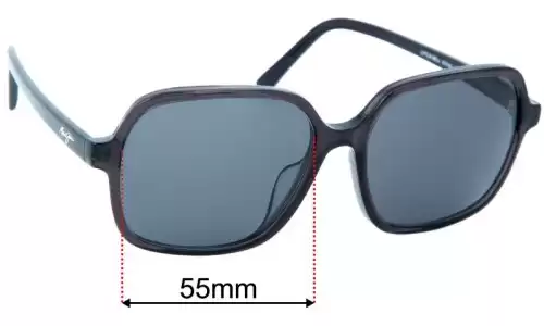 Sunglass Fix Verres de Remplacement pour Maui Jim MJ860 Little Bell - 55mm Wide Sunglass Fix Verres de Remplacement pour Maui Jim MJ860 Little Bell - 55mm Wide