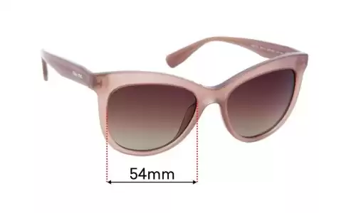 Sunglass Fix Verres de Remplacement pour Miu Miu SMU08U - 54mm Wide Sunglass Fix Verres de Remplacement pour Miu Miu SMU08U - 54mm Wide