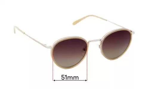 Sunglass Fix Lentilles de Remplacement pour Moscot Bupkes - 51mm Wide Moscot Bupkes Lentilles de Remplacement 51mm wide