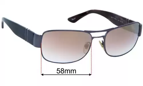 Sunglass Fix Lentilles de Remplacement pour Persol 2337-S - 58mm Wide Persol 2337-S Lentilles de Remplacement 58mm wide