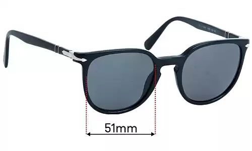 Sunglass Fix Verres de Remplacement pour Persol 3226-S - 51mm Wide Sunglass Fix Verres de Remplacement pour Persol 3226-S - 51mm Wide