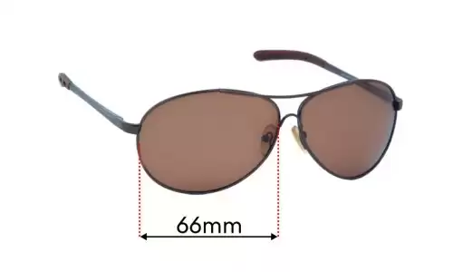Sunglass Fix Lentilles de Remplacement pour Police 99334 - 66mm Wide Police 99334 Lentilles de Remplacement 66mm wide