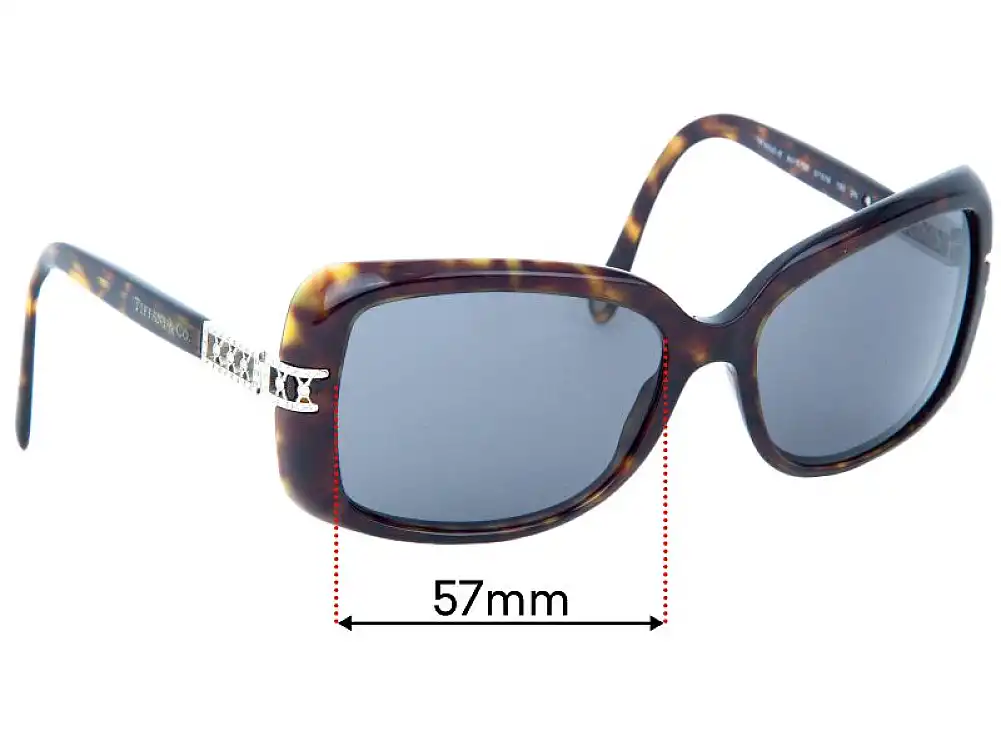 Sunglass Fix Lentilles de Remplacement pour Tiffany & Co TF 4025-B - 57mm Wide Sunglass Fix Lentilles de Remplacement pour Tiffany & Co TF 4025-B - 57mm Wide