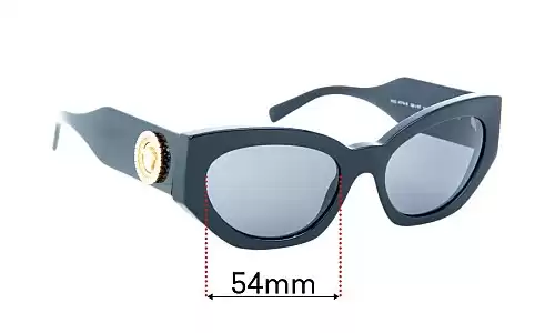 Sunglass Fix Verres de Remplacement pour Versace MOD 4376-B - 54mm Wide Sunglass Fix Verres de Remplacement pour Versace MOD 4376-B - 54mm Wide