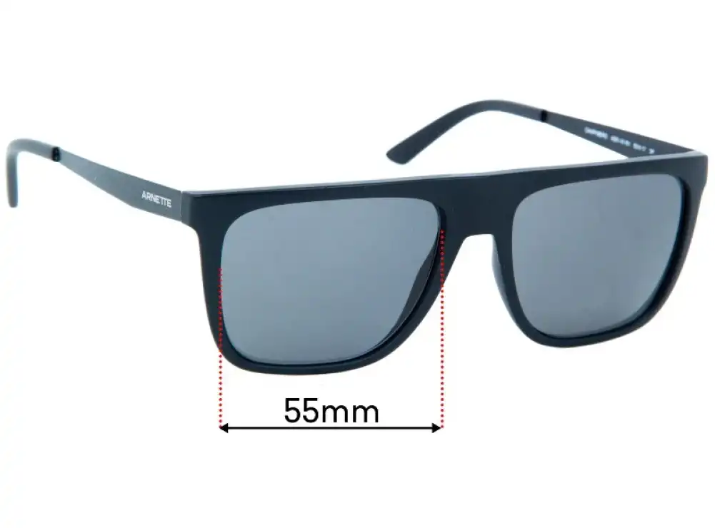 Sunglass Fix Lentilles de Remplacement pour Arnette Chapinero AN4261 - 55mm Wide Sunglass Fix Lentilles de Remplacement pour Arnette Chapinero AN4261 - 55mm Wide