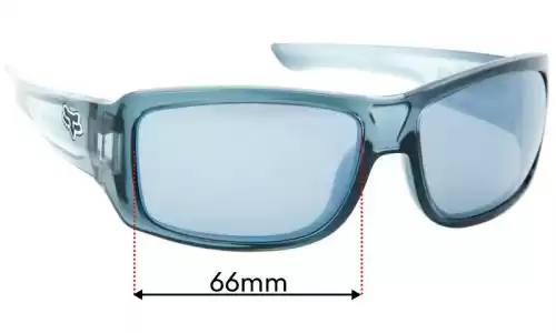 Sunglass Fix Lentilles de Remplacement pour Fox Racing The Redeem - 66mm Wide Fox Racing The Redeem Lentilles de Remplacement 66mm wide