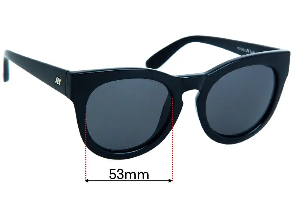 Sunglass Fix Verres de Remplacement pour Le Specs Jealous Games - 54mm Wide Sunglass Fix Verres de Remplacement pour Le Specs Jealous Games - 54mm Wide