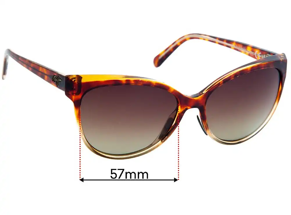 Maui Jim MJ537 Olu Olu Replacement Lenses - 57mm Maui Jim MJ537 Olu Olu Replacement Lenses - 57mm