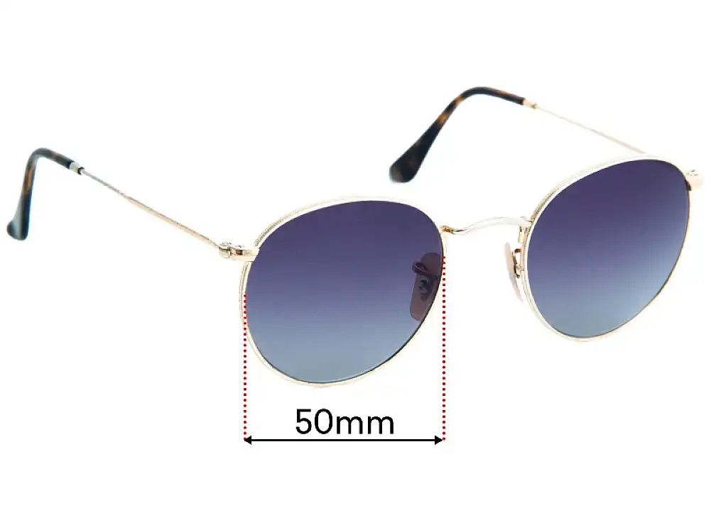 Sunglass Fix Lentilles de Remplacement pour Ray-Ban RB3447N - 50mm Wide Sunglass Fix Lentilles de Remplacement pour Ray-Ban RB3447N - 50mm Wide