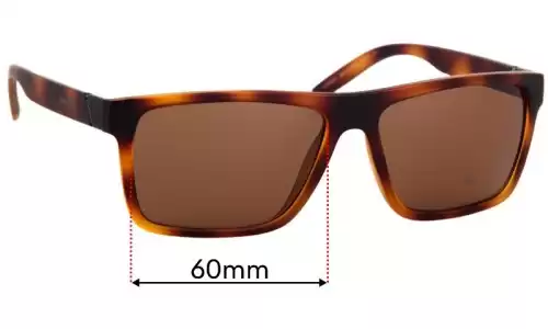 Sunglass Fix Verres de Remplacement pour Arnette Goemon AN4267 - 60mm Wide Sunglass Fix Verres de Remplacement pour Arnette Goemon AN4267 - 60mm Wide