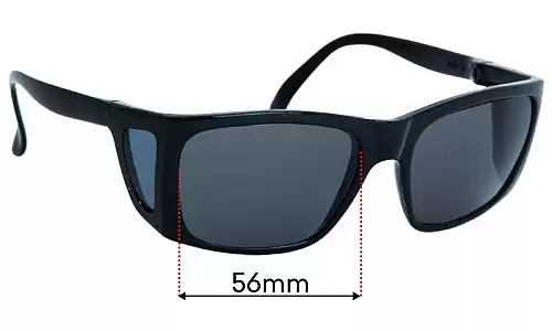 Sunglass Fix Lentilles de Remplacement pour Bolle 711 - 56mm Wide Bolle 711 Lentilles de Remplacement 56mm wide