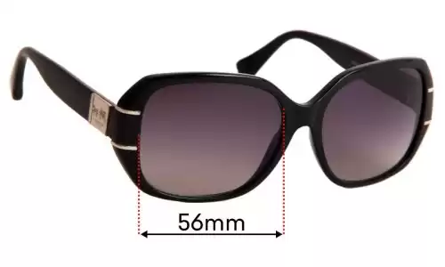 Sunglass Fix Verres de Remplacement pour Coach HC8119 Bryn - 56mm Wide Sunglass Fix Verres de Remplacement pour Coach HC8119 Bryn - 56mm Wide