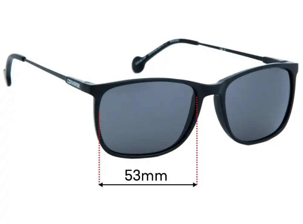 Sunglass Fix Verres de Remplacement pour Converse Sun Rx 02 - 53mm Wide Sunglass Fix Verres de Remplacement pour Converse Sun Rx 02 - 53mm Wide