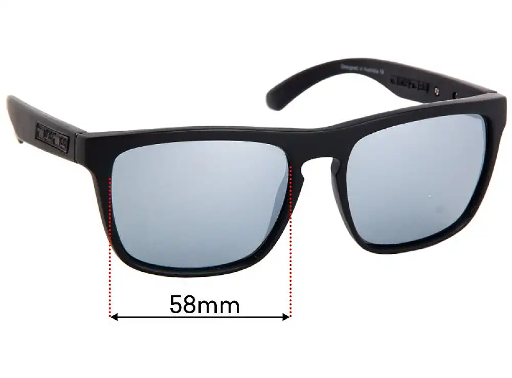 Sunglass Fix Verres de Remplacement pour Dirty Dog Monza - 58mm Wide Sunglass Fix Verres de Remplacement pour Dirty Dog Monza - 58mm Wide