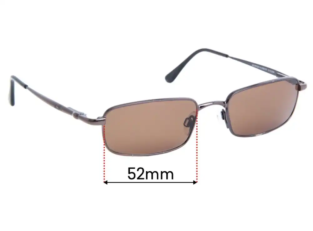 Sunglass Fix Verres de Remplacement pour Maui Jim MJ129 Beachcomber - 52mm Wide Sunglass Fix Verres de Remplacement pour Maui Jim MJ129 Beachcomber - 52mm Wide