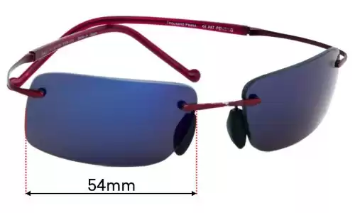 Sunglass Fix Lentilles de Remplacement pour Maui Jim MJ517 Thousand Peaks - 54mm Wide Maui Jim MJ517 Thousand Peaks Lentilles de Remplacement 54mm wide