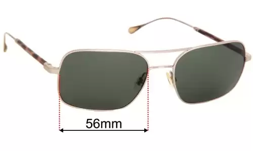Sunglass Fix Lentilles de Remplacement pour Oliver Peoples OV1149S De Oro - 56mm Wide Oliver Peoples OV1149S De Oro Lentilles de Remplacement 56mm wide