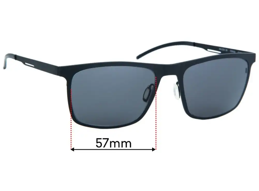 Sunglass Fix Verres de Remplacement pour Orgreen Malcolm - 57mm Wide Sunglass Fix Verres de Remplacement pour Orgreen Malcolm - 57mm Wide
