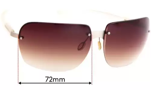Sunglass Fix Verres de Remplacement pour Prada SPR75A - 72mm Wide Sunglass Fix Verres de Remplacement pour Prada SPR75A - 72mm Wide