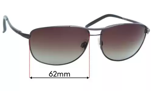 Sunglass Fix Lentilles de Remplacement pour Serengeti Lazio - 62mm Wide Serengeti Lazio Lentilles de Remplacement 62mm wide