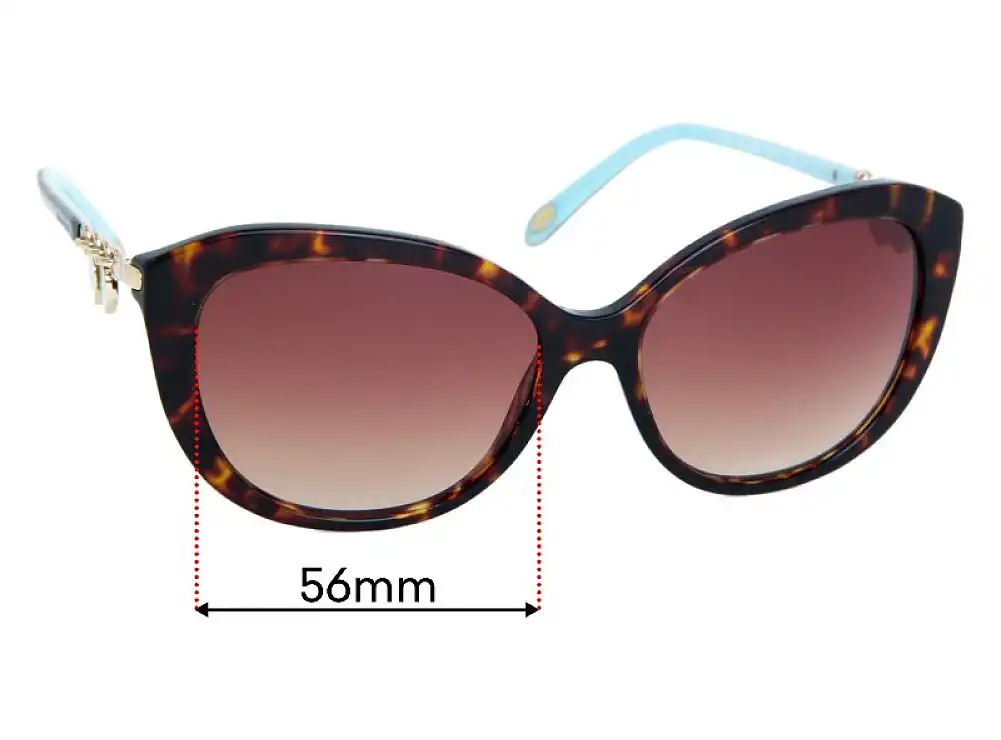 Sunglass Fix Verres de Remplacement pour Tiffany & Co TF 4130 - 56mm Wide Sunglass Fix Verres de Remplacement pour Tiffany & Co TF 4130 - 56mm Wide