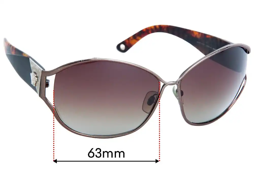 Sunglass Fix Verres de Remplacement pour Versace MOD 2115 - 63mm Wide Sunglass Fix Verres de Remplacement pour Versace MOD 2115 - 63mm Wide