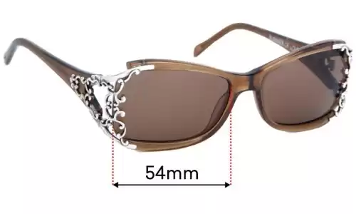 Sunglass Fix Lentilles de Remplacement pour Brighton Summer of Love - 54mm Wide Brighton Summer of Love Lentilles de Remplacement 54mm wide