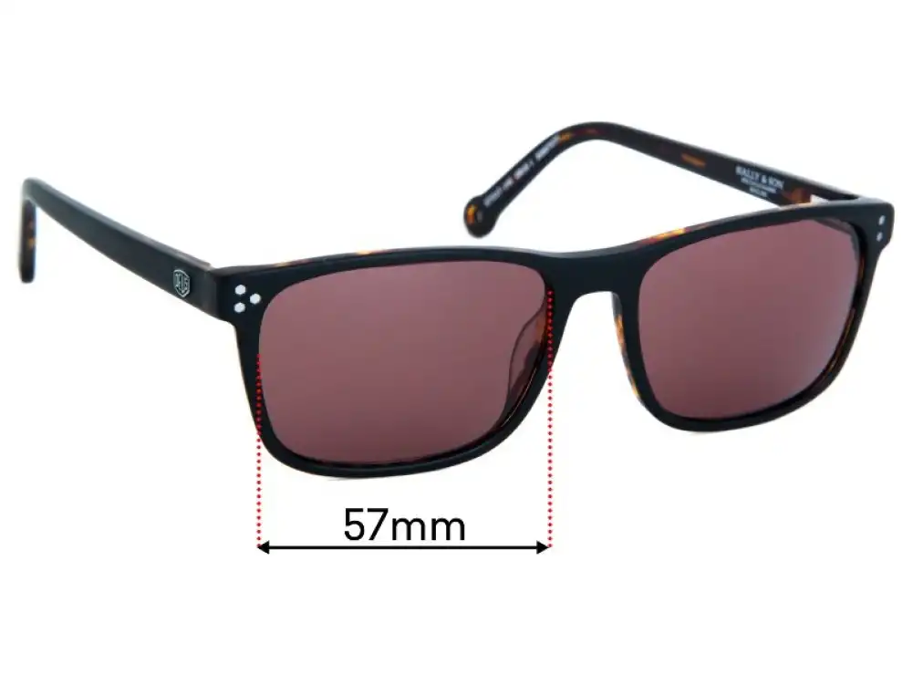 Sunglass Fix Verres de Remplacement pour Deus Ex Machina DEUS 1 - 57mm Wide Sunglass Fix Verres de Remplacement pour Deus Ex Machina DEUS 1 - 57mm Wide