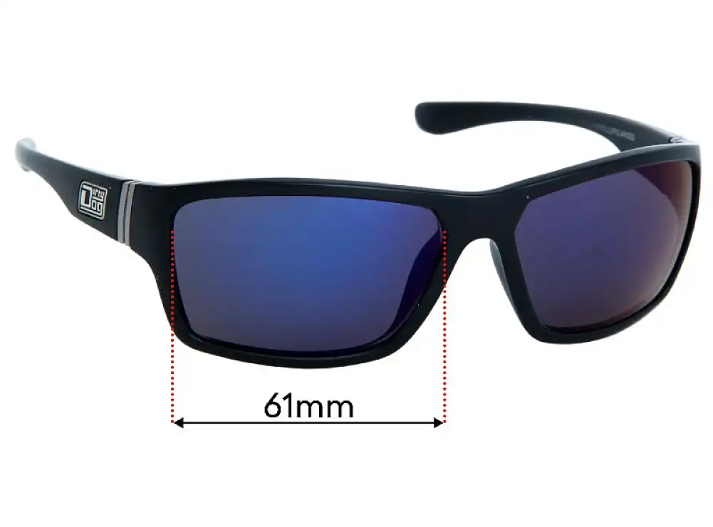 Sunglass Fix Lentilles de Remplacement pour Dirty Dog Storm - 61mm Wide Sunglass Fix Lentilles de Remplacement pour Dirty Dog Storm - 61mm Wide