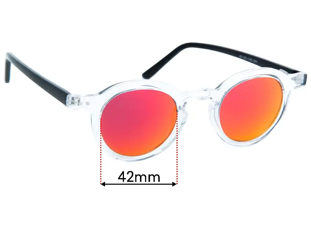 Sunglass Fix Lentilles de Remplacement pour Enhance 4073 - 42mm Wide Sunglass Fix Lentilles de Remplacement pour Enhance 4073 - 42mm Wide