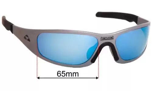 Sunglass Fix Lentilles de Remplacement pour Liquid Eyewear Gasket - 65mm Wide Liquid Eyewear Gasket Lentilles de Remplacement 65mm wide