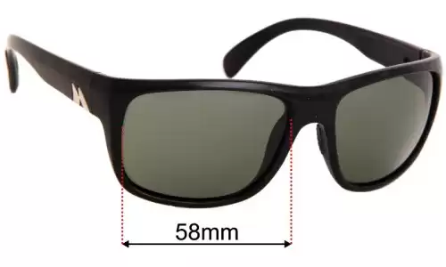 Sunglass Fix Lentilles de Remplacement pour Mako Apex - 58mm Wide Mako Apex Lentilles de Remplacement 58mm wide