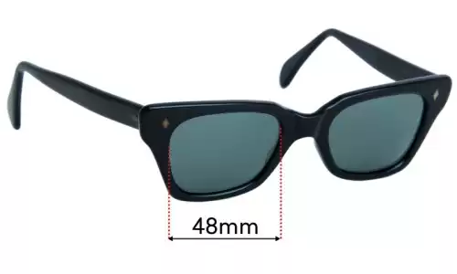 Sunglass Fix Verres de Remplacement pour Polaroid Unknown Model - 48mm Wide Sunglass Fix Verres de Remplacement pour Polaroid Unknown Model - 48mm Wide