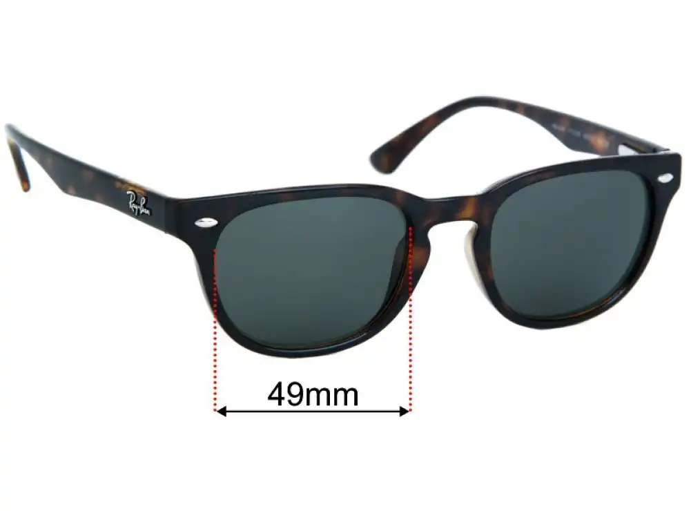 Sunglass Fix Verres de Remplacement pour Ray-Ban RB4140 - 49mm Wide Sunglass Fix Verres de Remplacement pour Ray-Ban RB4140 - 49mm Wide