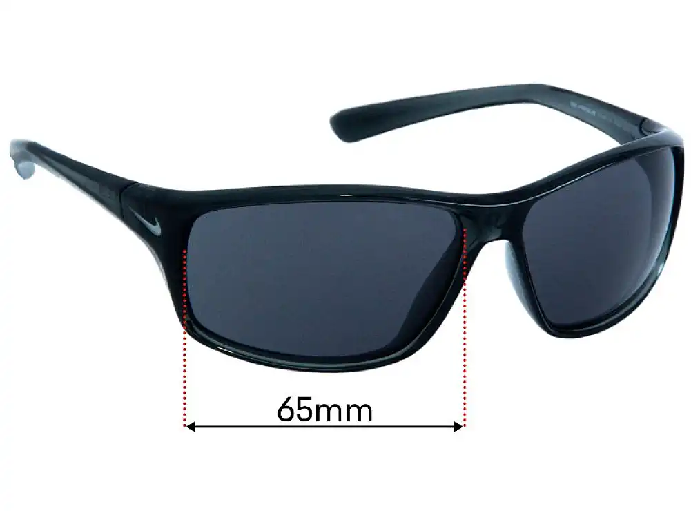 Sunglass Fix Lentilles de Remplacement pour Nike EV0605 Adrenaline - 65mm Wide Sunglass Fix Lentilles de Remplacement pour Nike EV0605 Adrenaline - 65mm Wide